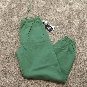 Aritzia Tna Green Sweatpant